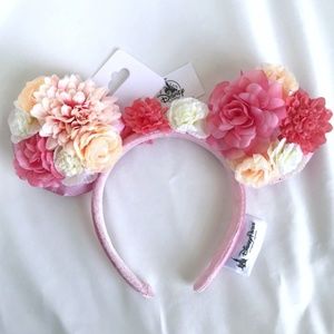 Disney Parks Flower Minnie Mouse Ears